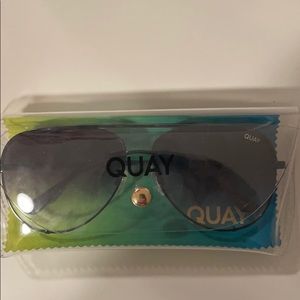 Quay high key black fade sunglasses